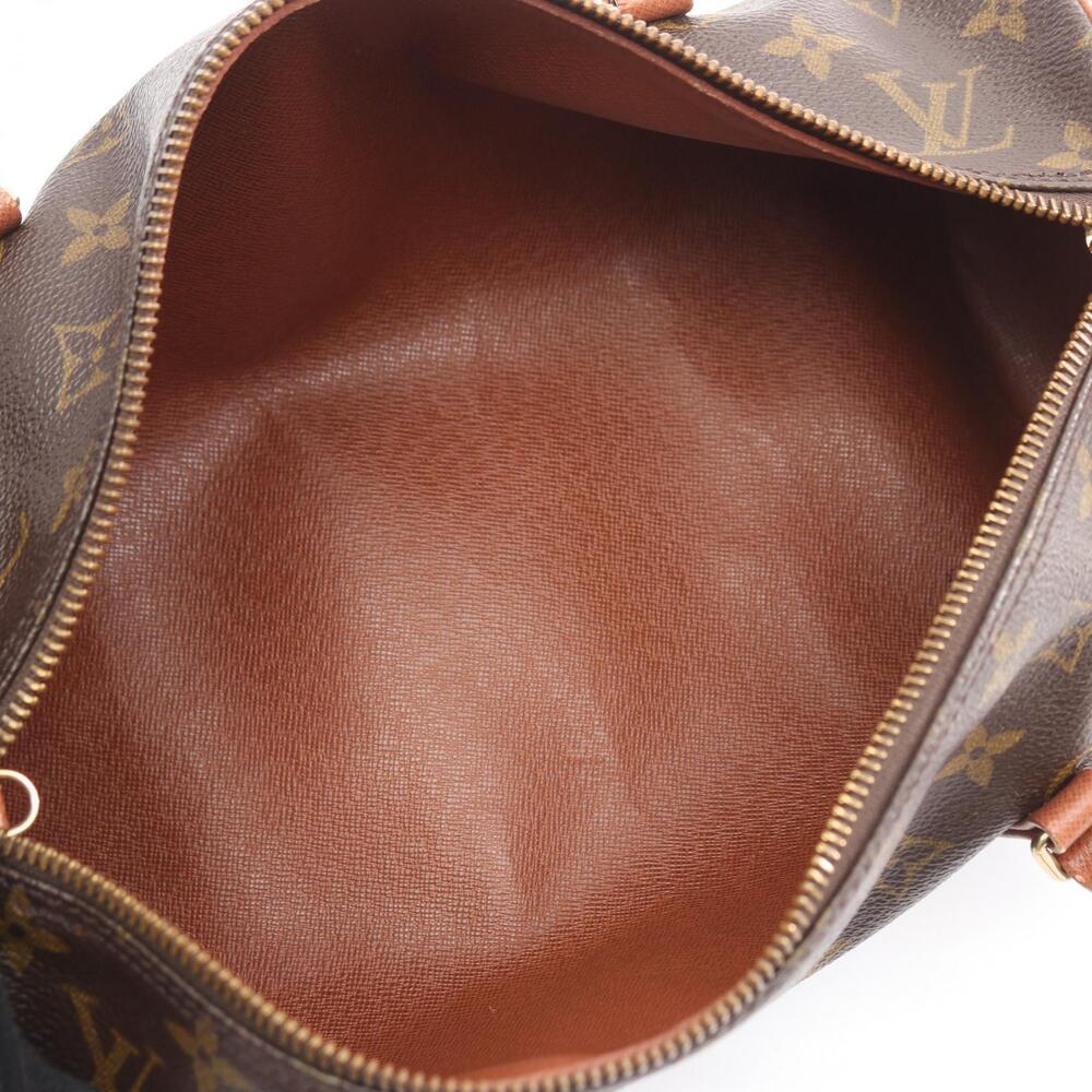 Louis Vuitton Canvas Papillon Brown Handbag Monogram Leather